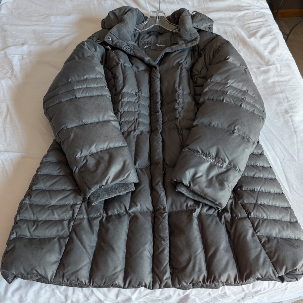 Eddie Bauer Women's Gray Puffer Jacket